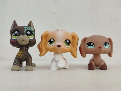  LPS Littlest Pet Shop mačke in psi 3 kos