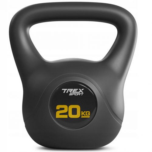  Kettlebelle Trex Sport 20 kg črne barve