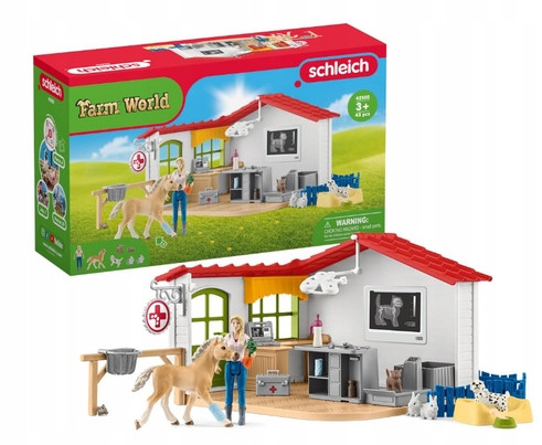  SCHLEICH 42502 27in1 CLINIC VETERINARSKA AMBULANTA