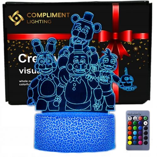  3D LED USB nočna svetilka Five Nights at Freddy's