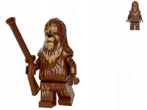  Edinstveni LEGO STAR WARS - Wookie + orožje! (Ramenske oznake) 75084 sw0627