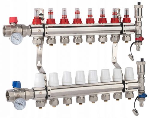  X-HOME RAZDELILNIK TALNEGA OGREVANJA 8 PEX PRIKLJUČKOV P VENTIL