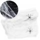  Umetna BELA HALLOWEEN SPIDER WEB 2 pajka 60g