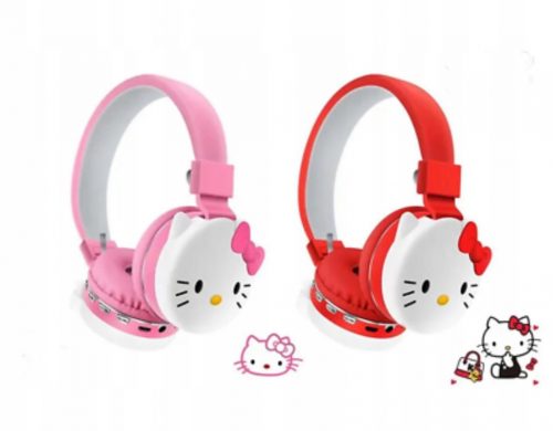  Bluetooth žične in brezžične slušalke FM mSD kartica HELLO KITTY