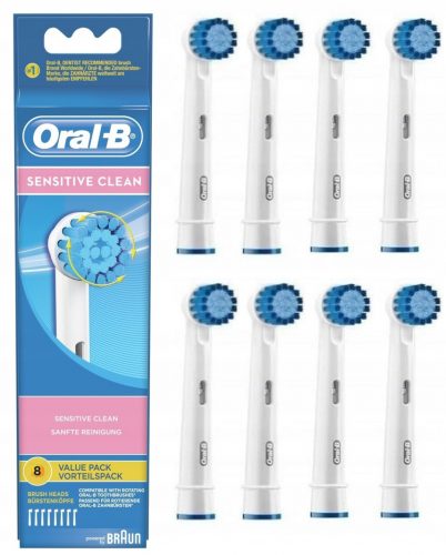  Oral-B Sensitive Clean glave zobne ščetke 8 kosov