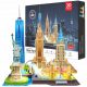  3D PUZZLE CITY OF YORK PANORAMA NEW YORK LED LUČ 101 ELEMENT