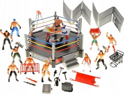  IGRAČA S FIGURICO WWE WRESTLING RING