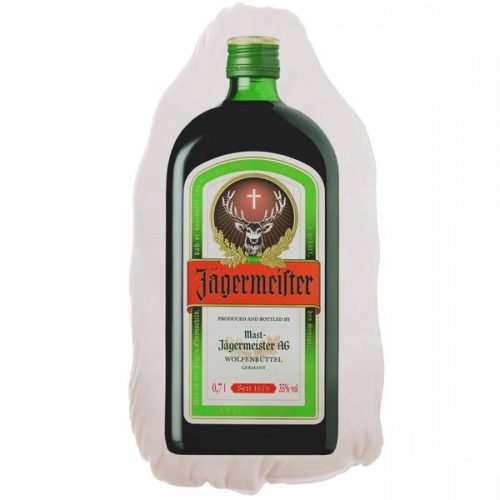  Jagermeister okrasna steklenica okrasna blazina