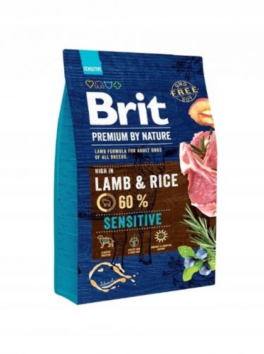  Brit Premium By Nature SENSITIVE LAMB 3kg Jagnjetina