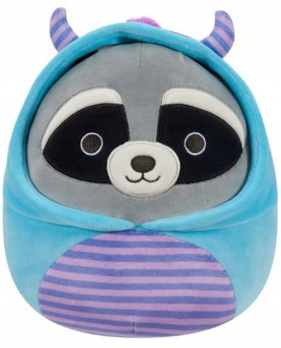  Squishmallows Rocky Raccoon Plush v kostumu pošasti, 19 cm