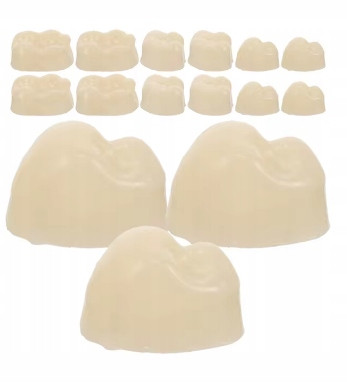  Artificial TEETH CROWN LOW BACK pokrov Popravilo zlomljenega in manjkajočega zoba 66 kosov