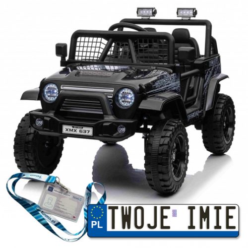  AVTO VOZILO TERENSKI 4X4 ŠPORTNI OTROŠKI 4x35W EVA LED FM RADIO