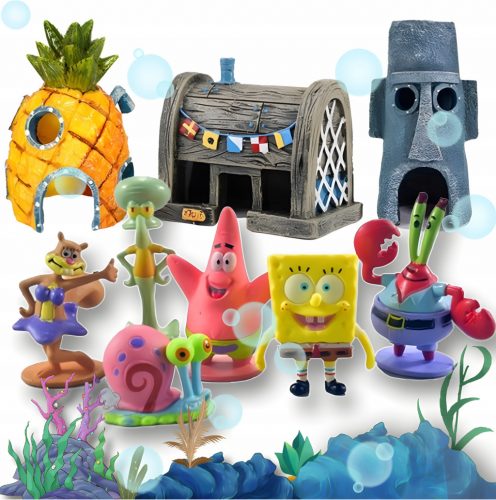  SPONGEBOB SET 9-DELNIH FIGURIC BOB SQUAREPORTS IGRAČE ZA OTROKE