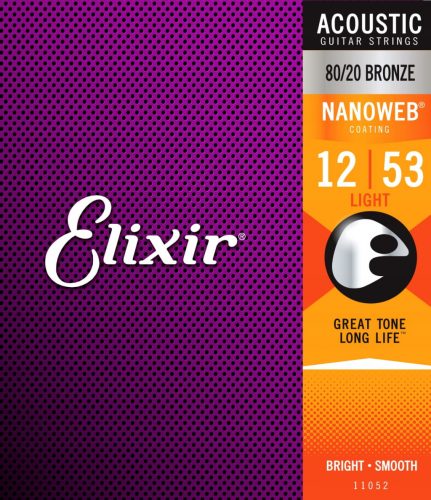  Elixir NanoWeb 80/20 bronaste strune 12-53 (11052)