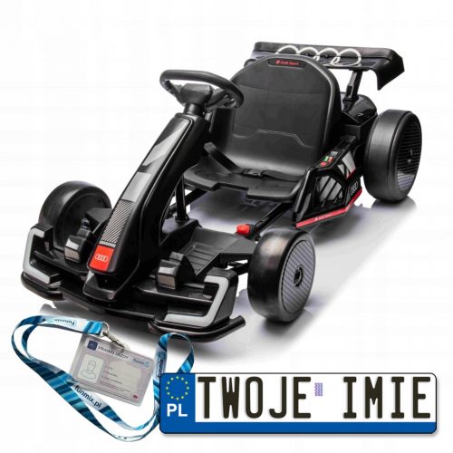  AUDI SPORT GOKART VOZILO Z DRIFT FUNKCIJO 2X150W LED MP3 FM RADIO