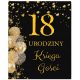  Knjiga gostov za 18. rojstni dan za fanta z ANKETAMI, črna, SMEŠNI pripomočki