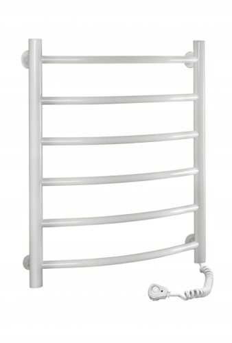  READY Električni kopalniški radiator Thermoval 80 W 480 x 600 mm bel