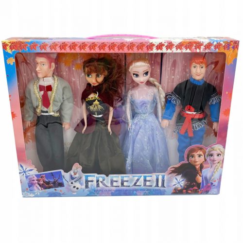 Frozen 4 lutke Elsa Anna Kristoff Hans Frozen 2 LF5 modra