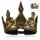  IMPERIAL CROWN king cosplay realistični videz zlatih odtenkov