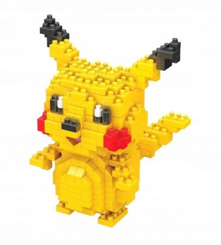  Pokemon Pikachu blokira škatlo s 3D figuricami Pokemon