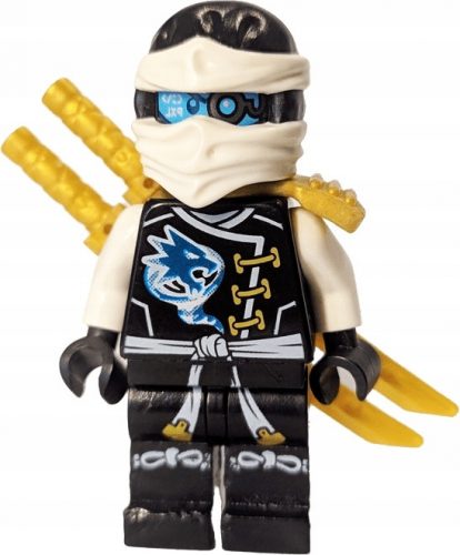  LEGO njo189 figurica Zane - Skybound Ninjago + 2 MEČA KOT NOV P506