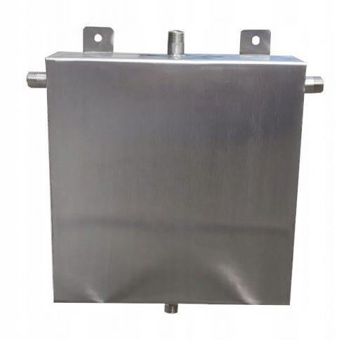  Posoda ekspanzijska posoda nerjaveče jeklo INOX 16L, priključek 4x3/4"