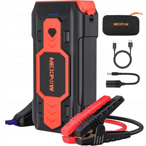  NEXPOW 2500A Powerbank Starter 12V Auto Booster LED 8L Bencin Diesel