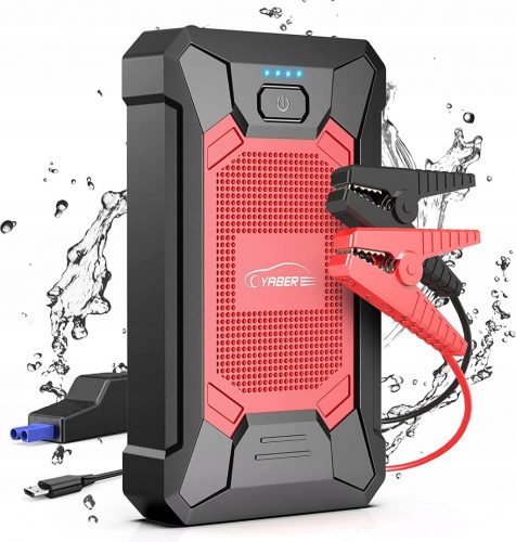  YABER Jump Starter Powerbank 2000A prenosni baterijski zaganjalnik LED IP66