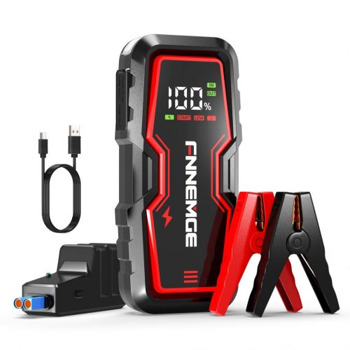  FNNEMGE Jump Starter Powerbank 5000A za 12V USB LED baterije