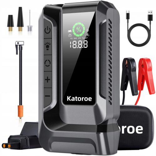  KATOROE Starter Bank s kompresorjem 150PSI 4000A LED svetilka