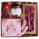  DARILNA KOŠARA CHRISTMAS BOX GIFT Roza set bonbonov DARILO