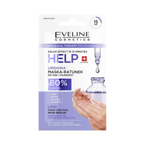  EVELINE Hand&Nail Therapy Help Lipid rescue maska za roke in nohte 7 ml