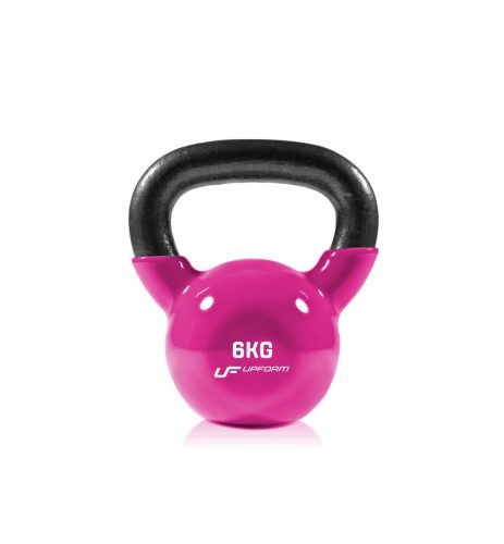  Kettlebell 6 kg ročica iz litega železa iz vinila - UpForm