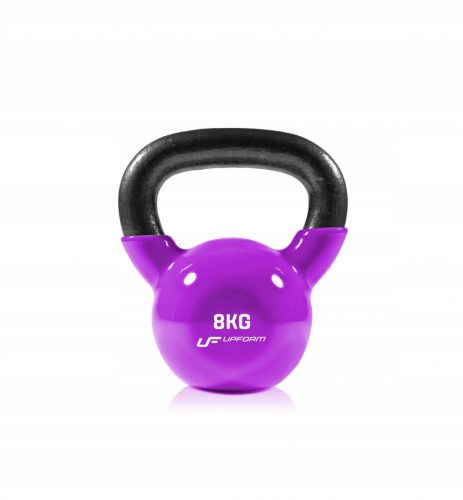  Kettlebell 8 kg ročica iz litega železa iz vinila - UpForm