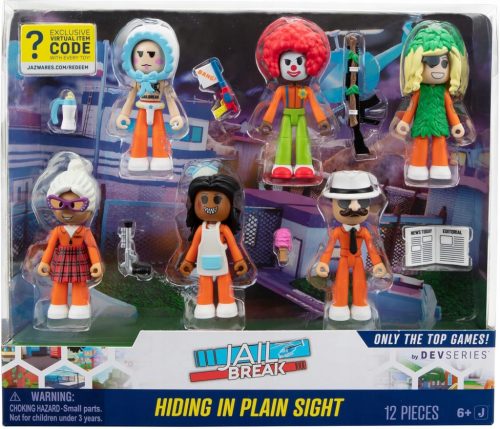  Roblox DevSeries Jailbreak: Hiding in Plain Sight Figures Set 6