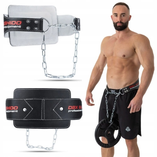  DIP BELT USNJENI PAS ZA UTEŽI ZA DIP IN PULL-UPS DBX BUSHIDO WB-1