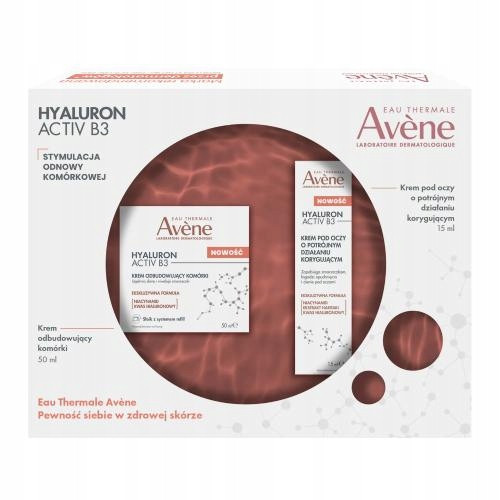  AVENE HYALURON ACTIV B3 Set obnovitvena krema 50 ml + krema za oči 15 ml