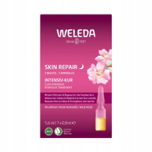  WELEDA Skin Repair Intenzivna nega z divjo vrtnico, 7x0,8 ml