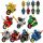  SET 8 FIGURIC MOTORJA NINJAGO BLOCKS VISOKA KAKOVOST