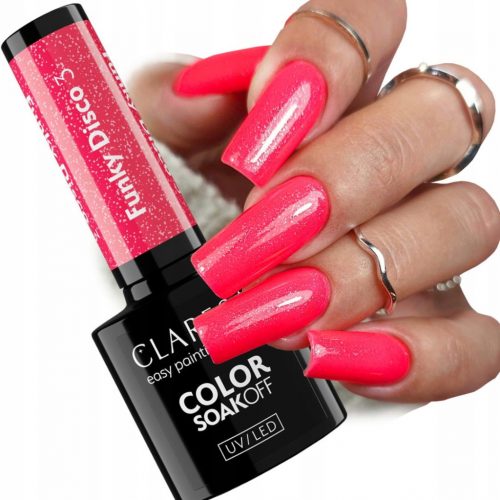  Claresa Hybrid laki za nohte 5 ml Funky disco 3 Coral twist