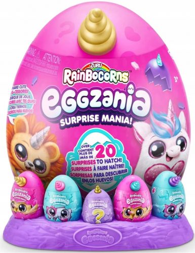  ZURU Rainbocorns Eggzania Surprise Mania plišasta maskota 1 kos.