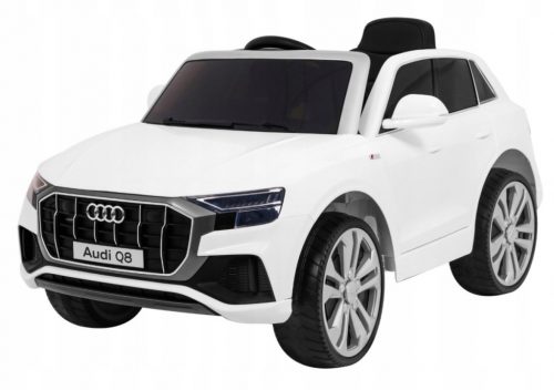  Audi Q8 Dvigalo na baterije za otroke Bel Daljinski upravljalnik EVA Free Start MP3