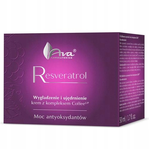  AVA RESVERATROL Gladilna in učvrstitvena krema s kompleksom Coffee Up, 50 ml