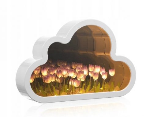  DIY CLOUD TULIP LIGHT LAMPION DARILO ZA MATERINSKI DAN