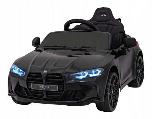  Baterijski avto BMW M4 2X45 WATT baterija 12V 14Ah usnjeni daljinski upravljalnik črna