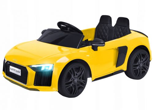  Otroški avtomobilček na akumulator Audi R8 Spyder Yellow Electric Car