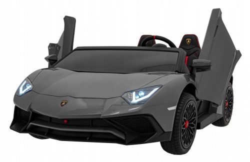  Lamborghini Aventador SV na baterijski pogon za 2 otroka Sivi motor