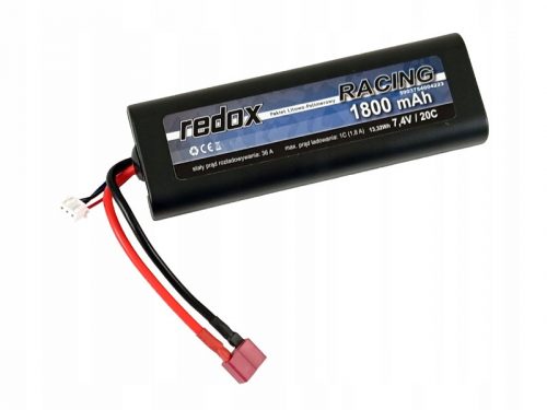  LI-PO BATERIJA 7.4V 2S 1800mAh 36A 20C REDOX HC jakar