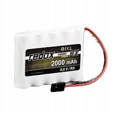  RX NIMH baterija 6V 2000mAh JR konektor kot