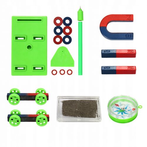  1 set magnetov za otroke, eksperiment z magnetizmom